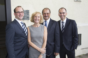 Dr. Thomas Troidl, Hermelinde Fröhler-Schlachter, Wolfgang Schlachter und Dr. Matthias Ruckdäschel (von links).