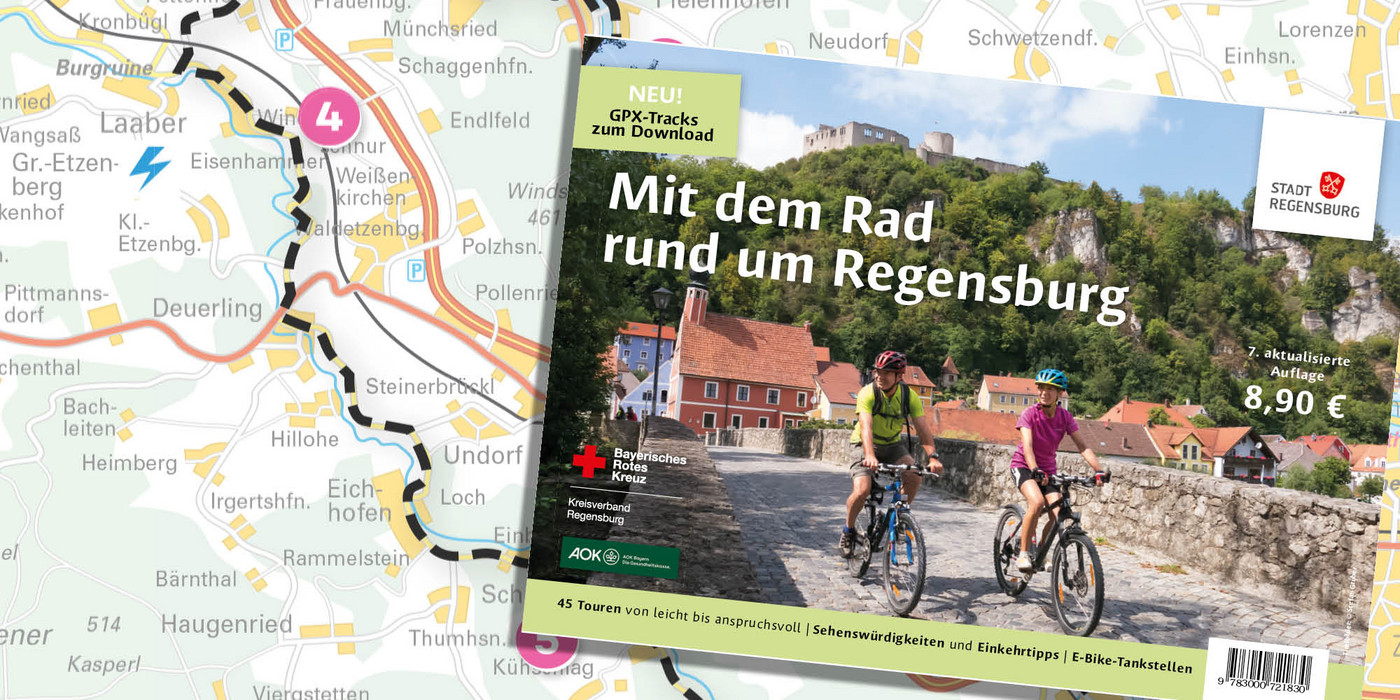 Mit dem Rad rund um Regensburg: Der Touren-Führer
